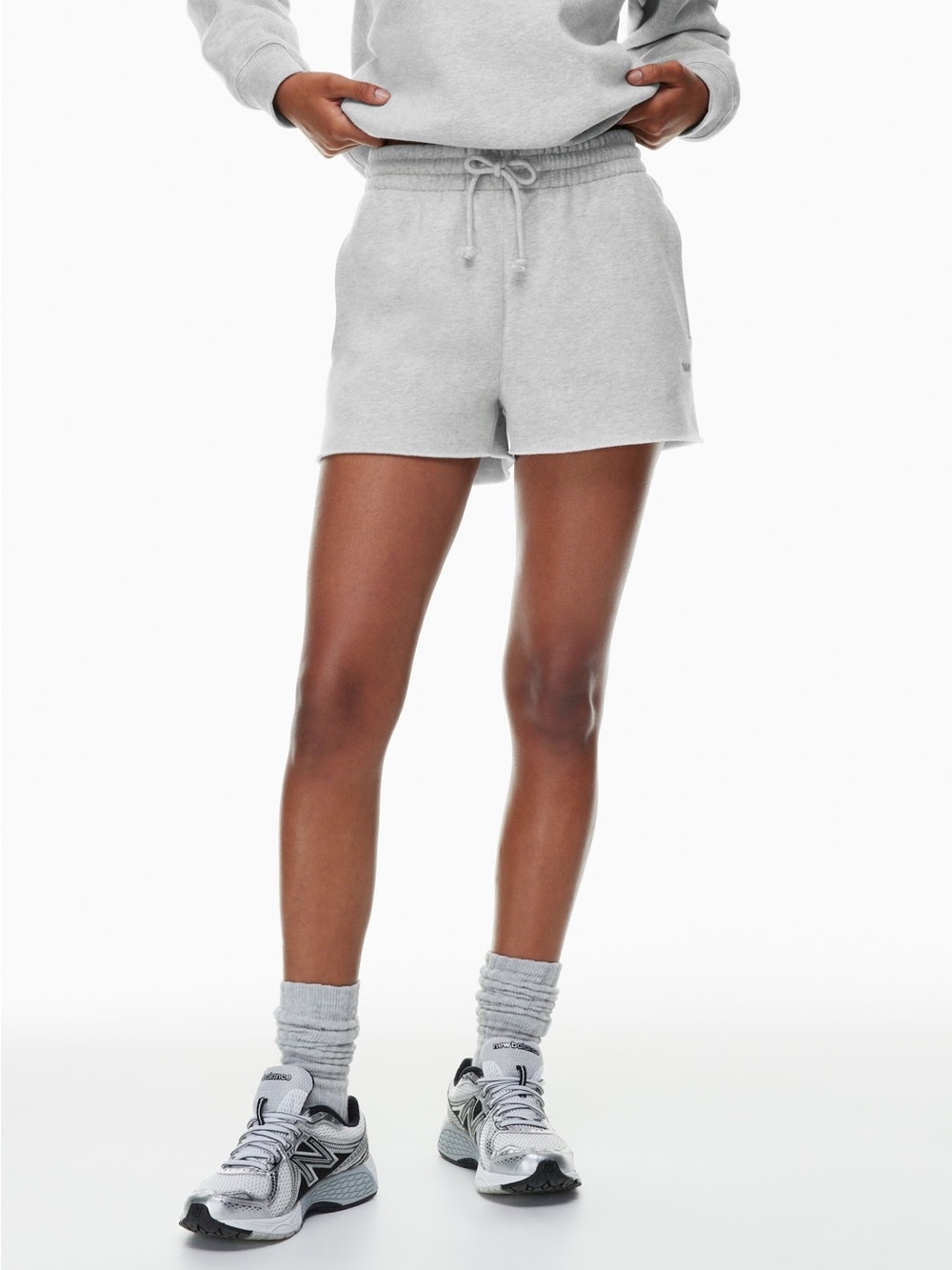 TNA Highrise Micro Boyfriend Shorts PALE PINK